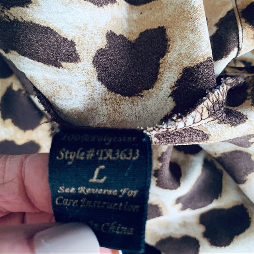 Edge Cheetah Print Tank Top Size Large - Picture 11 of 11